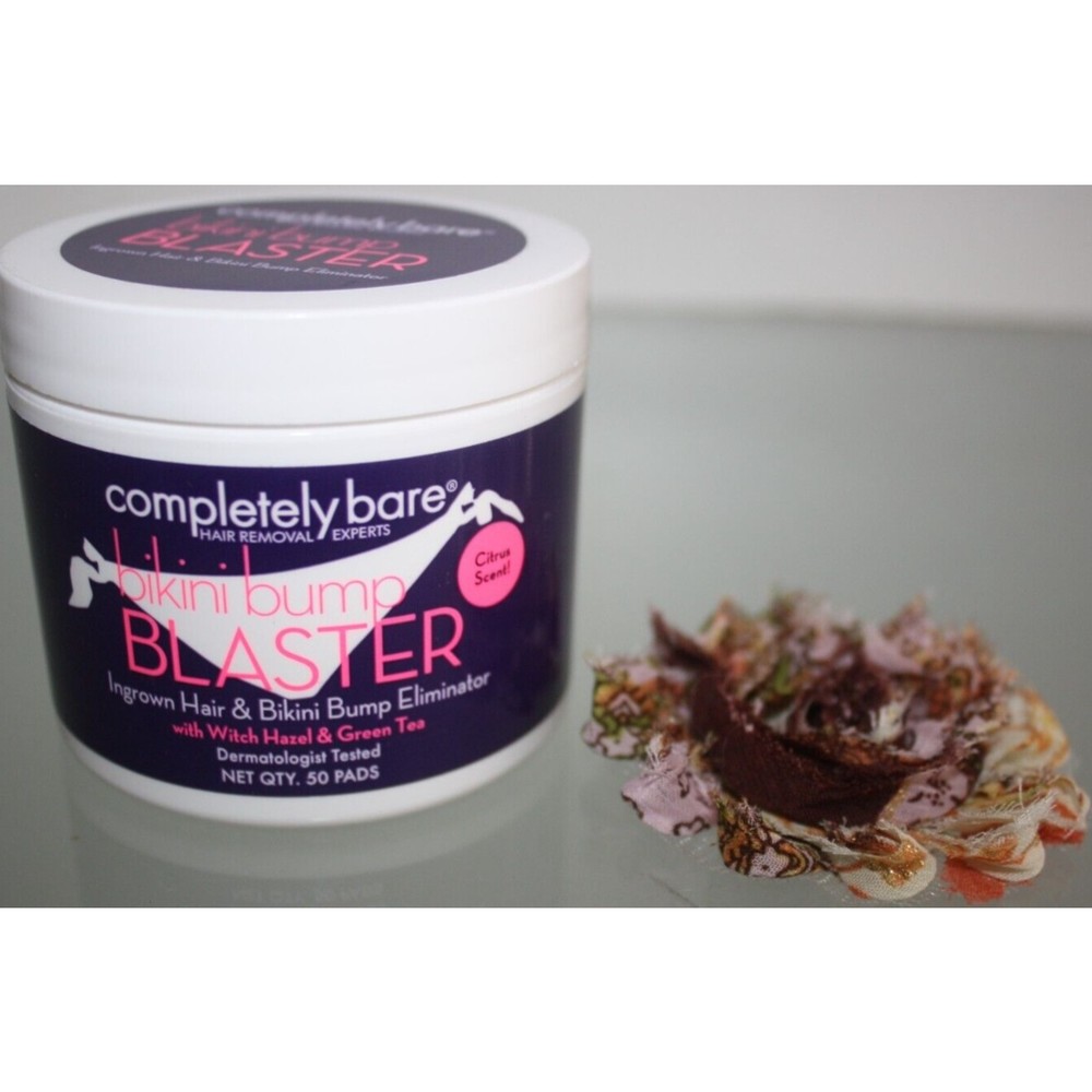 Completely Bare Bikini Bump Blaster Pads For Ingrown Hairs & Bikini Bumps 50 ea